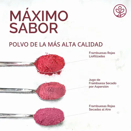 Vista 4 de Jungle Powders Polvo de Frambuesa Bolsa de 3.5 Onzas, Frambuesas Liofilizadas en Polvo de Grado Alimenticio Sin Endulzar, Sin Aditivos, Sin Rellenos
