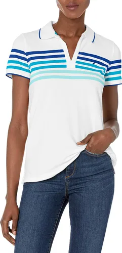 Vista 4 de Nautica - Polo de algodón elástico para mujer
