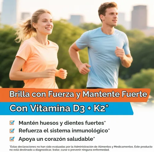 Vista 4 de Innate Vitality Vitamina D3 K2, vitamina D3 de alta potencia 10000iu 120