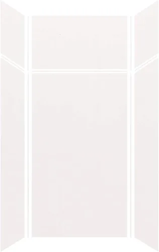 Vista 18 de Transolid EWKX363696-41 Expressions - Kit de pared de ducha de 6 paneles con extensión, 36 pulgadas de largo x 36 pulgadas de ancho x 96 pulgadas