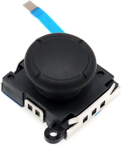 Vista 2 de Deal4GO Joystick de control analógico de repuesto para Nintendo Switch Joy-Con controlador o Switch Lite (negro)