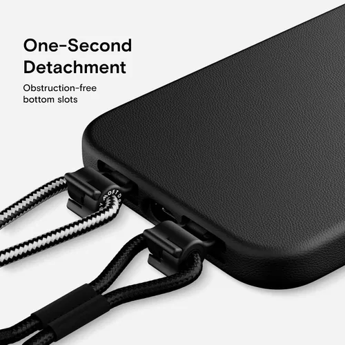 Vista 4 de MOFT Cordón para teléfono, universal, ajustable, desmontable, largo, con parche para teléfono, compatible con la mayoría de teléfonos inteligentes
