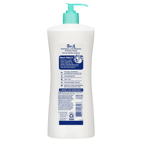 Vista 6 de Suave Kids Champú acondicionador 3 en 1 para niños, gel de baño Purely Fun que hace que la hora del baño sea rápida y fácil, sin parabenos y probado
