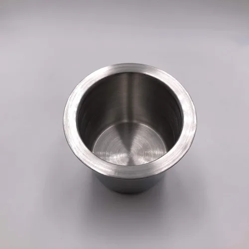 Vista 7 de Run - Juego de 1 soporte de acero inoxidable para bebidas de mesa de póquer (plateado)