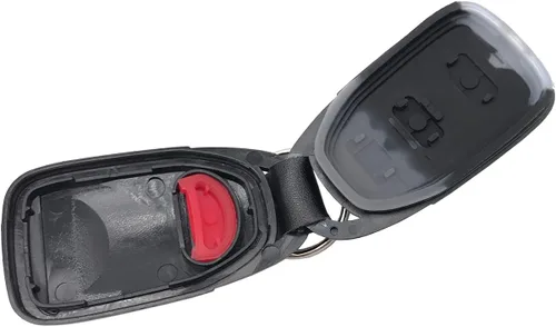 Vista 3 de Funda de llavero de entrada sin llave compatible con Hyundai Elantra 2007-2010 2006-2010 Sonata Tucson para Kia 4 botones (1)