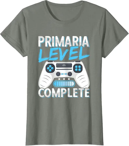 Vista 16 de Camiseta completa de diploma de escuela primaria de graduación, Negro
