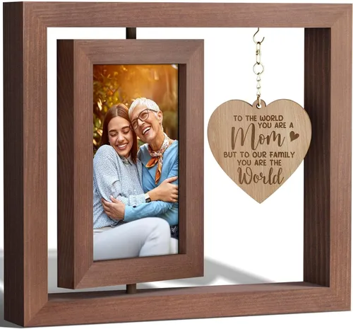 Vista 10 de Tiblue Regalos de Navidad para papá de hija, hijo, niños, mejores regalos para papá, papá, padre, marco de foto 4x6, regalo de Navidad para suegro