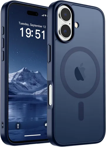 Vista 196 de SUPFINE Funda magnética para iPhone SE 2022 (3ª)/2020 (2ª), iPhone 8 (compatible con MagSafe) (protección contra caídas de grado militar), funda
