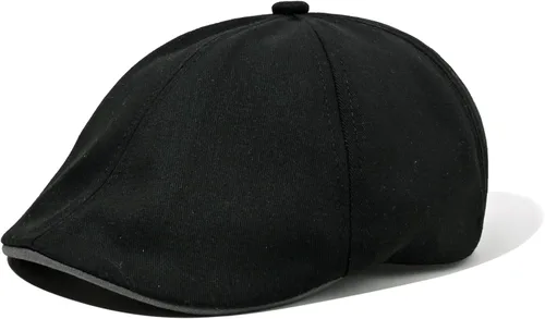 Vista 8 de Clakllie Newsboy - Gorra Baker Boy con 8 paneles Peaky Herringbone Gatsby, gorra irlandesa para hombres y mujeres Negro-bl42