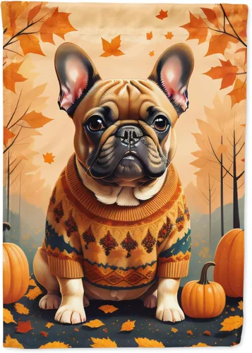 Vista 19 de Caroline's Treasures DAC1001GF Affenpinscher - Bandera decorativa para jardín de otoño, decoración para patio exterior, patio, parterres