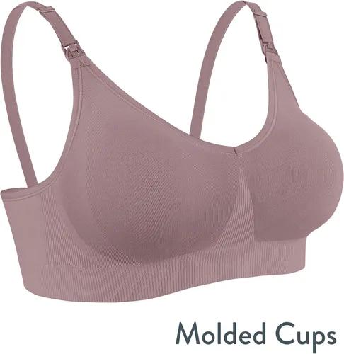 Vista 2 de BRAVADO DESIGNS Sujetador de maternidad y lactancia sin costuras de seda corporal A B C D DDE DDDF Copa