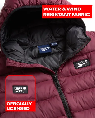 Vista 5 de Reebok Chaqueta para niño Abrigo acolchado ligero Abrigo básico para niños (7-16)