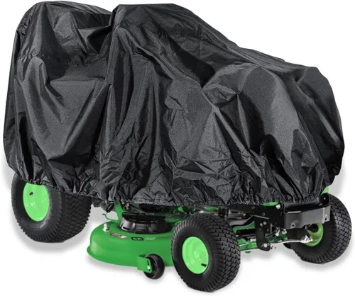 Vista 6 de LP93917 Cubierta de tractor de césped para John Deere 100-X300 Series Tractores Cubierta protectora resistente al agua para tractores John Deere
