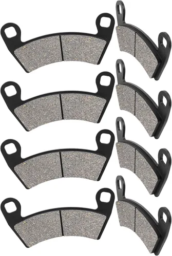 Vista 8 de AHL Pastillas de freno delanteras y traseras para POLARIS 700 Ranger Crew EFI 4x4 2009/800 Ranger 6x6 2010-2015 / RZR-4 XP900 RZR XP4 900