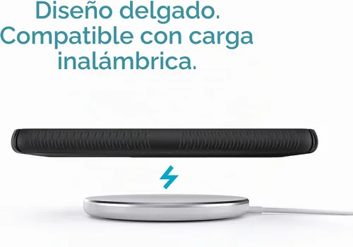 Vista 4 de Speck Productos Funda Presidio2 Grip Samsung Galaxy S22+, negro/negro/blanco
