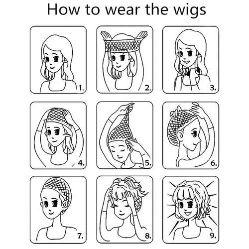 Vista 6 de Lwiuentx Genshin Impact Cosplay Rosaria - Peluca corta de cabello sintético para hombres y mujeres, fiesta de Halloween + gorra de peluca gratis
