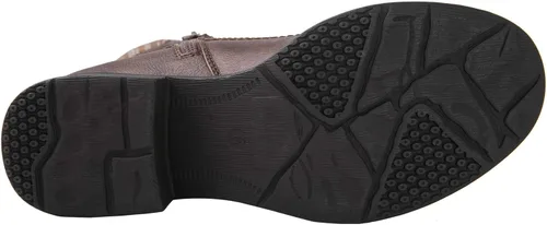 Vista 6 de GLOBALWIN Botines de tacón bajo con cordones para mujer