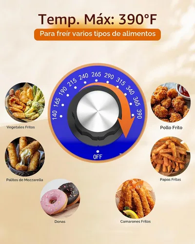Vista 3 de Freidora Comercial Profunda - Freidora Eléctrica Profunda de 12 L con Cesta de 6 L, Freidora Comercial Profunda con Cesta, Freidora de Acero