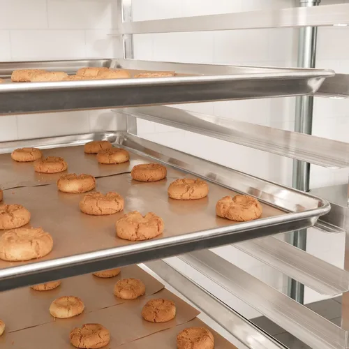 Vista 7 de HARDURA - Bandeja de aluminio para hornear de 18 pulgadas de largo x 13 pulgadas de ancho x 1 pulgadas de alto, 12 paquetes, para horno en panadería