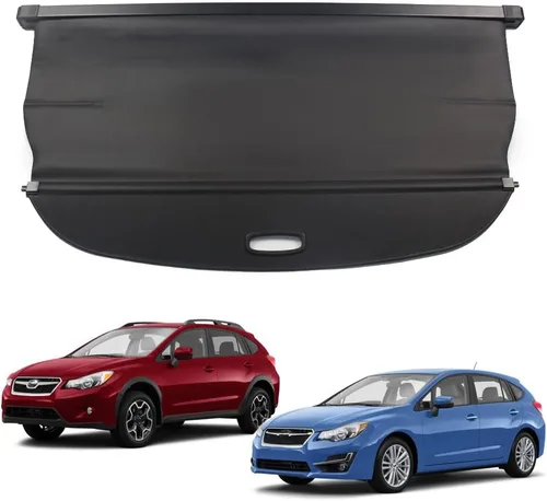 Vista 7 de Cubierta de carga retráctil para Subaru Impreza 2014-2016 y accesorios de cubierta de maletero negra Crosstrek XV 2013-2017