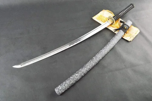 Vista 3 de 41 '' espada japonesa del samurai de Katana de Tang completo alto 1060 dragón de acero al carbono Tsuba