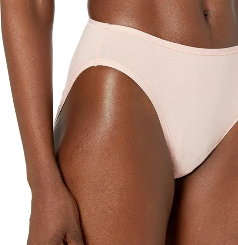 Vista 3 de Tienda Essentials - Ropa interior de algodón y de pierna alta para mujer (disponible en talla extragrande), paquete múltiple