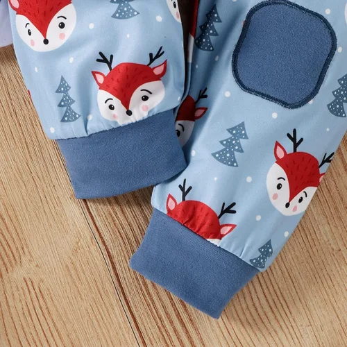Vista 7 de Dimoybabe Conjunto de ropa para bebé recién nacido 3 piezas mameluco de manga larga pantalones sombrero