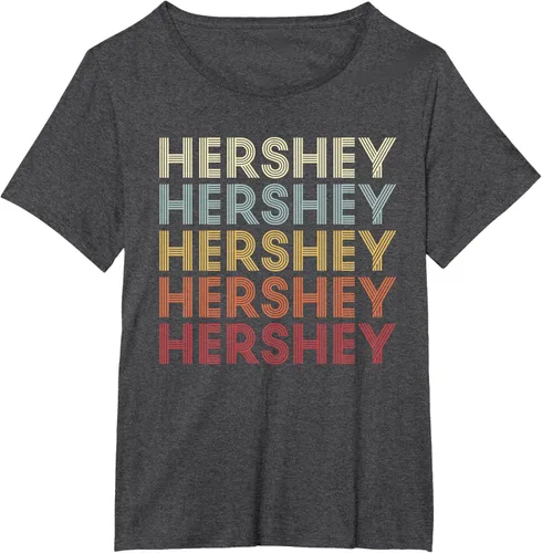 Vista 20 de Hershey Pennsylvania Hershey PA Retro Camiseta de texto vintage, Azul