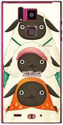 Vista 36 de Yanan Machiko Series Machiko Family Pink (Clear) / for iPhone SE/5s/docomo