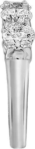 Vista 22 de Amazon Essentials Anillo de plata de ley de cinco piedras con circonita cúbica de corte redondo Infinite Elements (anteriormente colección Amazon)