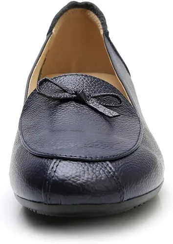 Vista 4 de VenusCelia Zapato plano ancho con lazo para mujer