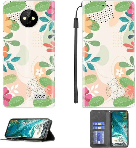Vista 115 de jioeuinly ATT Motivate 2 - Funda compatible con ATT Motivate 2, funda con soporte abatible y cierre magnético DJS