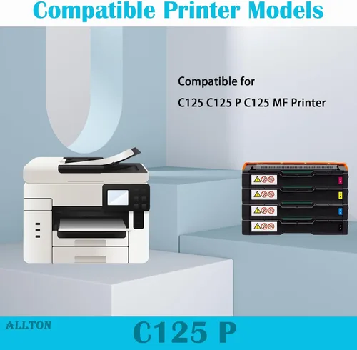 Vista 2 de C125P C125MF Cartucho de tóner compatible Ricoh 434060 434061 434062 434063 Cartucho de tóner de repuesto para impresora ricoh C125P C125MF C125 P