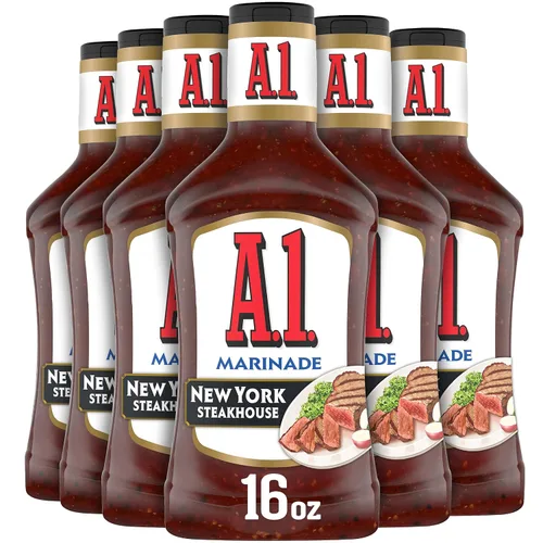 Vista 9 de A.1. Steakhouse Chicago Marinade (botellas de 16 onzas, paquete de 6)