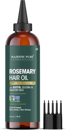 Vista 11 de Majestic Pure Aceite 100% Puro de Lavanda con Vitamina E para Cuidado del Cabello, Fórmula Fortalecedora, Nutritiva y Voluminizadora con Vitamina E
