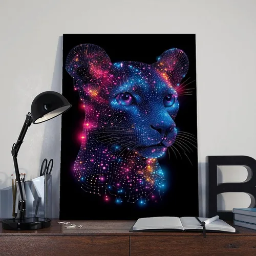 Vista 8 de Synthwave Neon City Print – Vaporwave Retro Art Poster – Digital Abstract Wall Decor for Modern Living Room Poster Canvas Artwork Prints Rustic