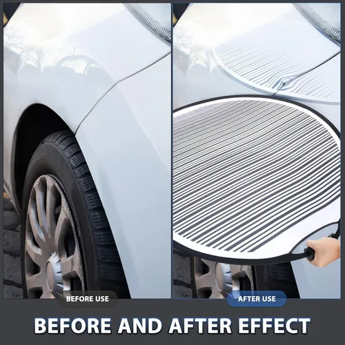 Vista 5 de Tablero reflectante plegable con línea de reparación de abolladuras, tela portátil y flexible, línea reflectante para removedor de abolladuras