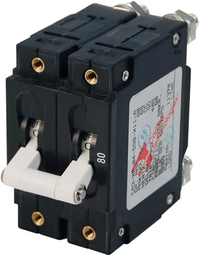 Vista 6 de Blue Sea Systems Disyuntores de palanca de doble polo serie C