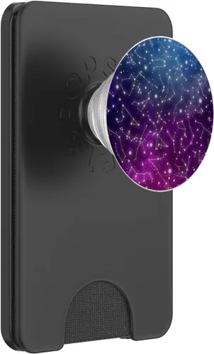 Vista 7 de Planets Universe Celestial Galaxy Star Constellation Space PopSockets PopGrip: agarre intercambiable para teléfonos y tabletas