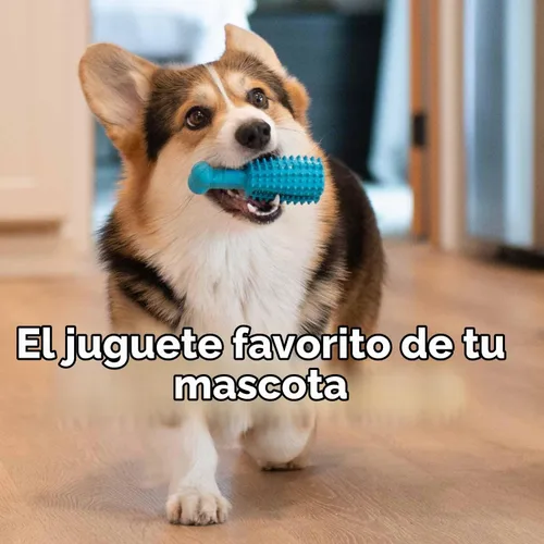 Vista 3 de Oxyfresh Juguete dental masticable para perros, el mejor juguete de limpieza de dientes de perro, un simple juguete de mordida y cepillo que ayuda a