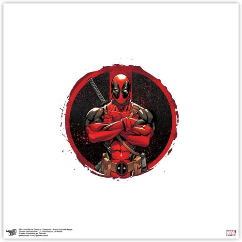 Vista 9 de Trends International Gallery Pops Marvel Comics Deadpool - Póster de pared con insignia de brazos cruzados, 12 x 12 pulgadas, versión enmarcada