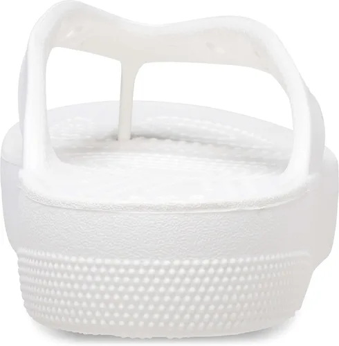 Vista 3 de Crocs Womens Classic Flip Flops Platform Shoes Wedge Sandal