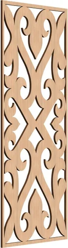 Vista 108 de Keene Paneles de pared decorativos de madera con calado, 9 3/8 pulgadas de ancho x 24 3/8 pulgadas de alto x 1/4 de alto, abedul Birch