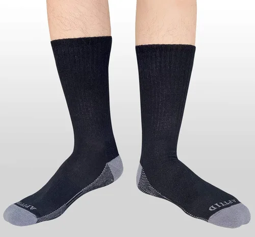 Vista 6 de APTYID Calcetines acolchados con control de humedad para hombre (46 pares)