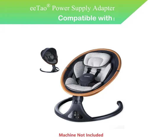 Vista 2 de Adaptador de 5 V para Larex CR018B Baby Swing a niño pequeño eléctrico oscilación infantil DC5V reemplazo fuente de alimentación cable cargador cable