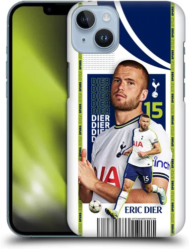 Vista 8 de Head Case Designs Officially Licensed Tottenham Hotspur F.C. Cristian Romero 2022/23 First Team Hard Back Case Compatible with Apple iPhone 14 Plus