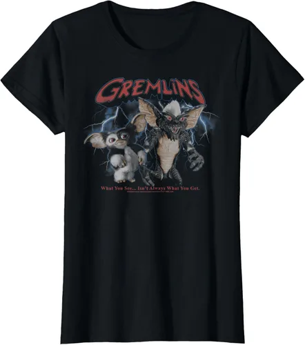 Vista 5 de Gremlins Camiseta Retrato Tormenta Relámpago