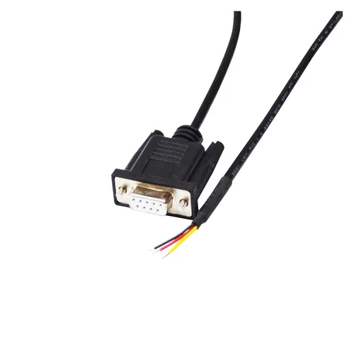 Vista 4 de D-SUB 9-PIN 9-Hole DB9 macho y hembra de un solo cabezal RS232 COM Port Serial Cable de extensión RS232 Cable de comunicación de programación RS232