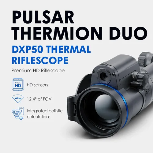 Vista 2 de Pulsar Multispectral Thermion Duo DXP50 Mira Telescópica Térmica