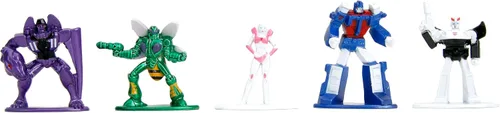 Vista 6 de Transformers - Juego de 18 figuras Wave 3 de 1.65 pulgadas fundidas a presión Nano Metalfigs, juguetes para niños y adultos